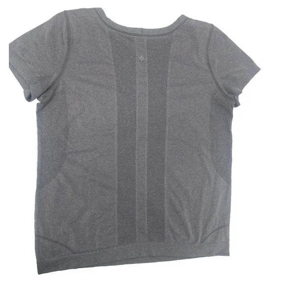 Lululemon Swiftly Tech Shirt Gray Running Pullover Short Sleeve Women's 10**READ - Picture 6 of 9